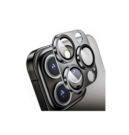 iPhone Beskyttelsesglas | iPhone 15 Pro - ENKAY™ Premium Linse Beskyttelsesglas - Graphite - DELUXECOVERS.DK