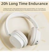 Høretelefoner og Headset | PRO+ | T2 Over-Ear Trådløs Headset m. Mikrofon - Beige - DELUXECOVERS.DK