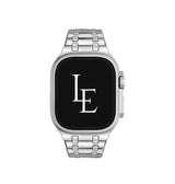 Apple Watch 42-49mm | Apple Watch (42/44/SE/45/46/49mm) - L'Empiri™ Nexus Rustfri Stålrem - Sølv - DELUXECOVERS.DK
