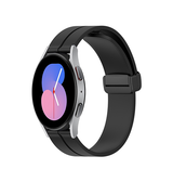 Samsung Galaxy Watch 7 | Samsung Galaxy Watch 7 (40/44mm) - DeLX Straight-Line Silikone Rem - Sort - DELUXECOVERS.DK