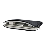 Macbook Sleeve | MacBook Pro, Air, Neo 13" - DeLX™ Diamond Neopren Sleeve - Sort - DELUXECOVERS.DK