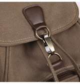 Rygsæk | DeLX™ - Canvas Laptop Rygsæk - Retro Brun - DELUXECOVERS.DK