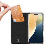 iPhone 16 Pro | iPhone 16 Pro - DUX DUCIS™ Pro Series Flipcover - Sort - DELUXECOVERS.DK