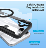 iPhone 16 | iPhone 16 - DUX DUCIS® MagSafe Flip Cover - Kortholder - Sort - DELUXECOVERS.DK