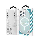 iPhone 14 Max | iPhone 14 Plus - TOTU® Ultra-Tynd Matte MagSafe Cover - Hvid - DELUXECOVERS.DK