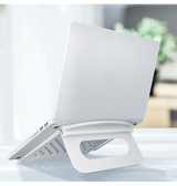 Laptop stander | NX Pro™ Foldbar Stander til Computer / Macbook - Hvid - DELUXECOVERS.DK