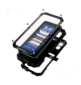 iPhone 16 Plus | iPhone 16 Plus - R-JUST™ Safeguard Vandtæt 360° Cover - Sort - DELUXECOVERS.DK