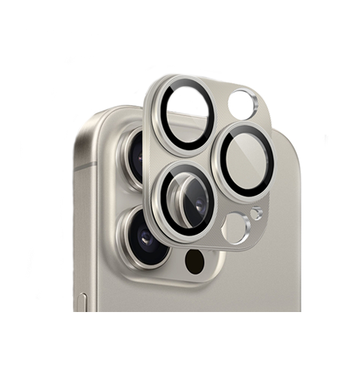 iPhone Beskyttelsesglas | iPhone 16 Pro Max - NTJO™ Premium Linse Beskyttelsesglas - Natural - DELUXECOVERS.DK