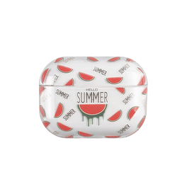 Airpods Pro 2 | AirPods Pro (1/2 Gen) | Hello Summer Beskyttelse Cover - Watermelon - DELUXECOVERS.DK
