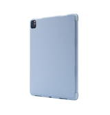iPad Pro 11 (2024) | iPad Pro 11" (2024/2025) - SoftHue™ Silikone Tri-Fold Cover - Babyblå - DELUXECOVERS.DK