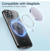 iPhone 15 Plus | iPhone 15 Plus - Valkyrie Silikone Hybrid Cover m. MagSafe - Sort - DELUXECOVERS.DK
