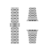 Apple Watch 38-42mm | Apple Watch (38/40/SE/41/42mm) - L'Empiri™ Nexus Rustfri Stålrem - Sølv - DELUXECOVERS.DK