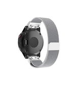 QUICKFIT | Garmin QuickFit 20mm - L'Empiri™ Milanese Loop / Rem - Sølv - DELUXECOVERS.DK
