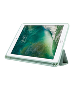 iPad Air 2 | iPad Air 2 9.7" (2014) - SoftHue™ Silikone Tri-Fold Cover - Lysegrøn - DELUXECOVERS.DK