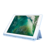 iPad 6 | iPad 6 9.7" (2018) - SoftHue™ Silikone Tri-Fold Cover - Babyblå - DELUXECOVERS.DK