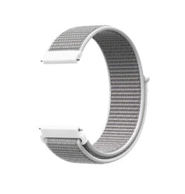 Urremme 22mm | 22mm - L'Empiri™ Nylon Velcro Rem - Sølv - DELUXECOVERS.DK