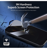 iPhone Beskyttelsesglas | iPhone 12 - DeLX™ Privacy Beskyttelsesglas (Hærdet Glas) - DELUXECOVERS.DK