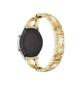 Samsung Galaxy Watch FE | Samsung Galaxy Watch FE (40mm) - Diamant damarmband i rostfritt stål - Guld - DELUXECOVERS.SE