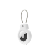 Airtag | Apple AirTag 1/2 Nøglering/Holder med Metalstrop – Hvid – DeLX™ - DELUXECOVERS.DK