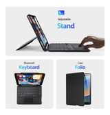 iPad Air 3 | iPad Air 3 10,5" (2019) - Bluetooth tastatur-cover – Sort – DUX DUCIS™ - DELUXECOVERS.DK