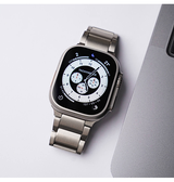Apple Watch 38-42mm | Apple Watch (38/40/SE/41/42mm) - L'Empiri™ X37 Ægte Titanium Rem - Natural - DELUXECOVERS.DK