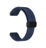 Samsung Galaxy Watch FE | Samsung Galaxy Watch FE (40mm) - DeLX Straight-Line silikonarmband - Marinblå - DELUXECOVERS.SE