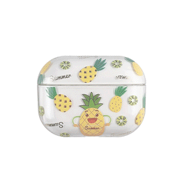 Airpods Pro 2 | AirPods Pro (1/2 Gen) | Hello Summer Beskyttelse Cover - Pineapple - DELUXECOVERS.DK
