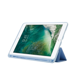iPad Pro (2017) | iPad Pro 10.5" (2017) - SoftHue™ Silikone Tri-Fold Cover - Babyblå - DELUXECOVERS.DK