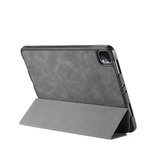 iPad Air 6 11" 2024 | iPad Air 11" (2024/2025/2026) - DG.MING™ Trifold Læder Cover m. Stander - Grå - DELUXECOVERS.DK