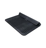Macbook Sleeve | MacBook Air 11" - Crocodile Skin Læder Sleeve - Sort - DELUXECOVERS.DK