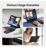 iPad 10.9" (2022) | iPad 11" (2025) / iPad 10.9" (2022) - Bluetooth tastatur-cover – Sort – DUX DUCIS™ - DELUXECOVERS.DK