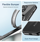iPhone 15 Plus | iPhone 15 Plus - Valkyrie Silikone Hybrid Cover m. MagSafe - Sort - DELUXECOVERS.DK