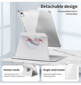 iPad Mini 6 | iPad Mini 6/7 (2021/2024) - Akrylisk 360° Cover m. Stander - Lysegrå - DELUXECOVERS.DK