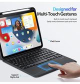iPad 10.9" (2022) | iPad 11" (2025) / iPad 10.9" (2022) - Bluetooth tastatur-cover – Sort – DUX DUCIS™ - DELUXECOVERS.DK