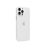 iPhone 13 Pro Max | iPhone 13 Pro Max - Ultratynd Matte Series Cover V.2.0 - Hvid/Klar - DELUXECOVERS.DK