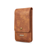 iPhone 7/8 Plus | iPhone 7/8 Plus - DG.MING™ Læder Bælte Sleeve M. Kortholder - Brun - DELUXECOVERS.DK