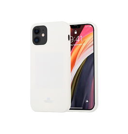iPhone 12 | iPhone 12 - Goospery™ Delight Silikone Cover - Snow White - DELUXECOVERS.DK