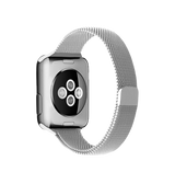 Apple Watch 42-49mm | Apple Watch (42/44/SE/45/46/49mm) - L'Empiri™ Milanese Thin Loop - Sølv - DELUXECOVERS.DK
