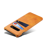 Samsung Galaxy S10 | Samsung Galaxy S10 - NX Design Læder Bagcover Lysebrun - DELUXECOVERS.DK