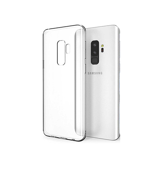 Samsung Galaxy S9+ | Samsung Galaxy S9+ (Plus) - Ultra Silikone Cover - Gennemsigtig - DELUXECOVERS.DK