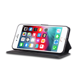 iPhone 7/8 Plus | iPhone 7/8 Plus - AZNS™ Diary Læder Etui / Taske M. Pung - Sort - DELUXECOVERS.DK