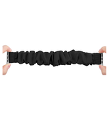 Apple Watch 38-42mm | Apple Watch (38/40/SE/41/42mm) - Scrunchie Dame Rem - Sort - DELUXECOVERS.DK