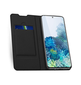 Samsung Galaxy S20 Ultra | Samsung Galaxy S20 Ultra - Vanquish Pro Series Flipcover Etui - Sort - DELUXECOVERS.DK