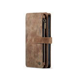 iPhone 14 | iPhone 14 - CaseMe™ Multifunktionel Læder Etui / Pung - Brun - DELUXECOVERS.DK
