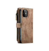 iPhone 11 | iPhone 11 - CaseMe™ Multifunktionel Læder Etui / Pung - Brun - DELUXECOVERS.DK