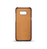 Samsung Galaxy S8 | Samsung Galaxy S8 - NX Design Læder Bagcover - Brun - DELUXECOVERS.DK