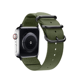 Apple Watch 42-49mm | Apple Watch (42/44/SE/45/46/49mm) - Nato Military Nylon Rem - Army Green - DELUXECOVERS.DK