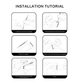 Apple Watch Tilbehør | Apple Watch - 316L 2.0 Stål Adapter Stifter | 2 Stk. - Rose - DELUXECOVERS.DK