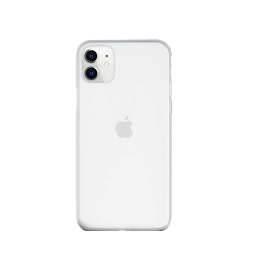 iPhone 11 | iPhone 11 - Valkyrie Ultra-Tynd Cover - Hvid/Gennemsigtig - DELUXECOVERS.DK