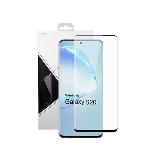 Samsung Beskyttelseglas | Samsung Galaxy S20 Ultra - PRO+ 3D Curved Hærdet Beskyttelsesglas - DELUXECOVERS.DK